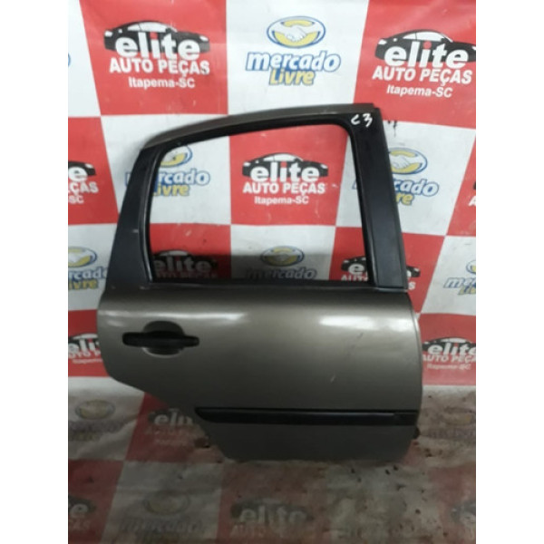 Porta Traseira Lado Direito C3 Ano 2005 A0 2012 
