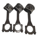 3 Pistão E Biela Volkswagen Gol G4 1.0 8v Flex 2005 A 2008