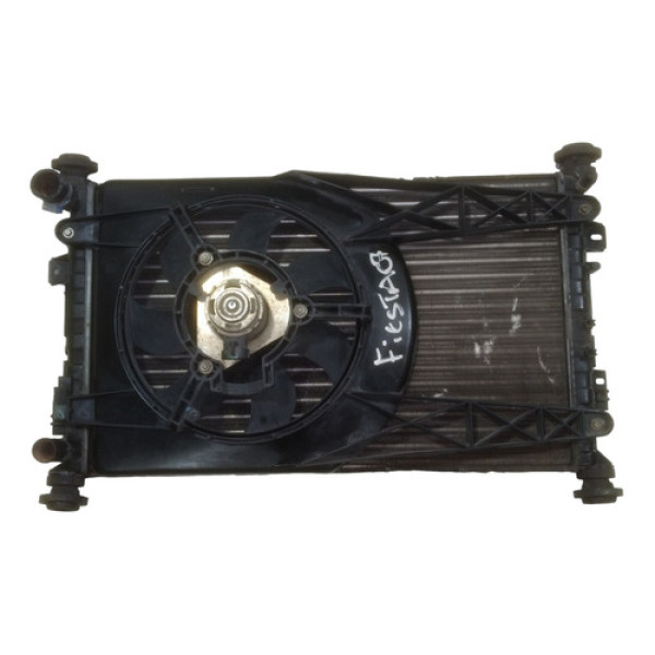 Radiador Água Manual C/ Ventoinha Ford Fiesta 1.6 2003-2012
