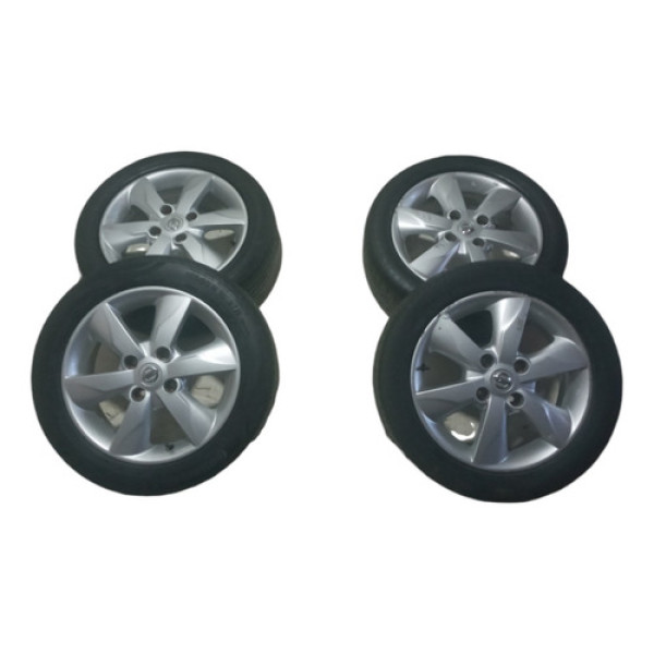 Jogo De Rodas Com Pneus Nissan Tiida 195/55 R16 2008 A 2013