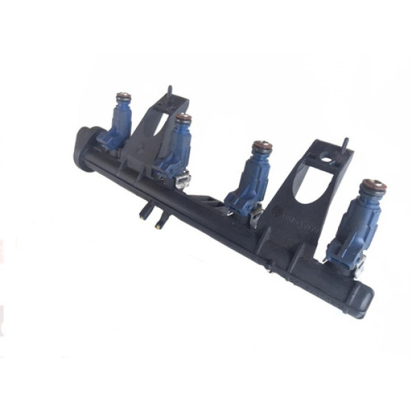 Flauta Com Bico Injetor  Renault Logan Sandero 1.0 16v Flex