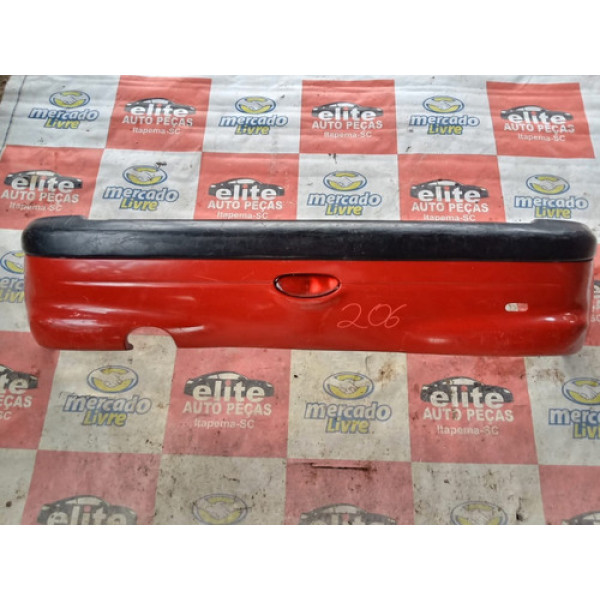 Para Choque Traseiro Peugeot 206 2001/2002/2003/2004/05/2010