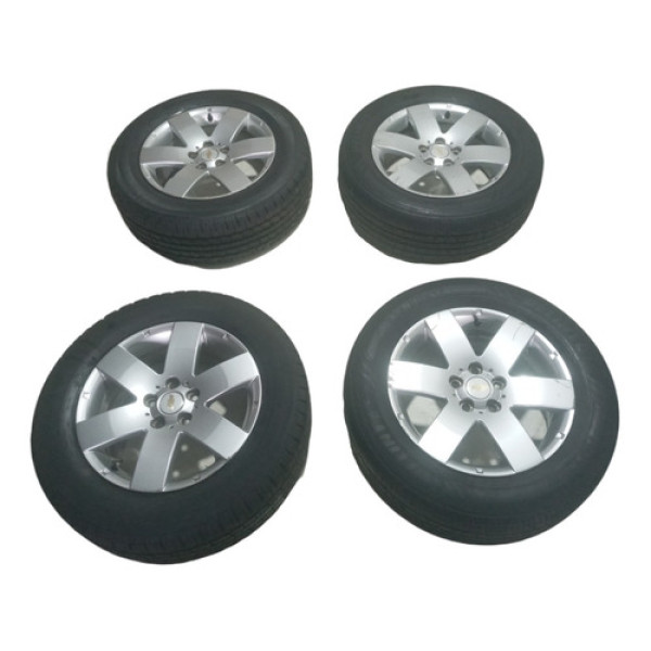 Jogo De Rodas Com Pneus Gm Captiva 235/60 R17 2008 A 2016