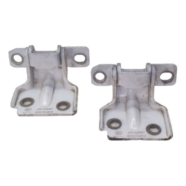 Par Dobradiça Porta Traseira Esquerda Jac J3 2011 A 2013