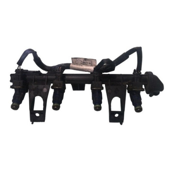 Flauta Com Bico Injetor Clio 2008 Ao 13 16v 1.0 8200872135