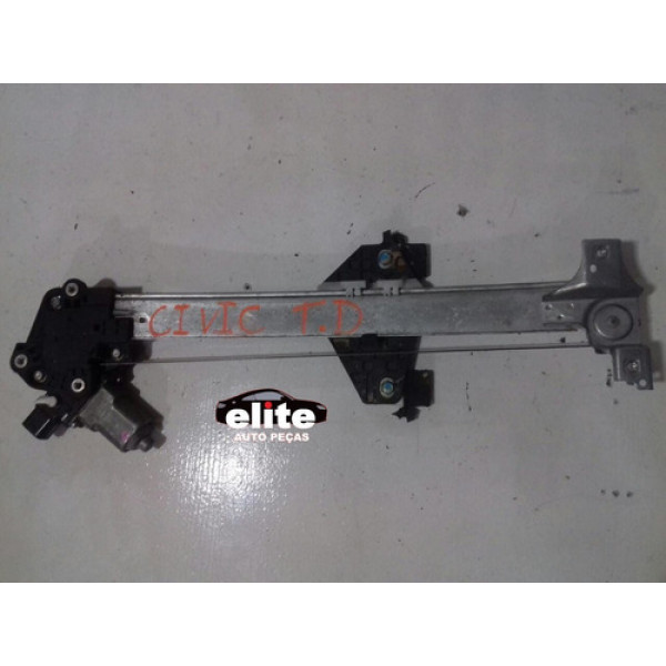 Máquina Vidro Elétrico Traseira Direita New Civic 2007-2012