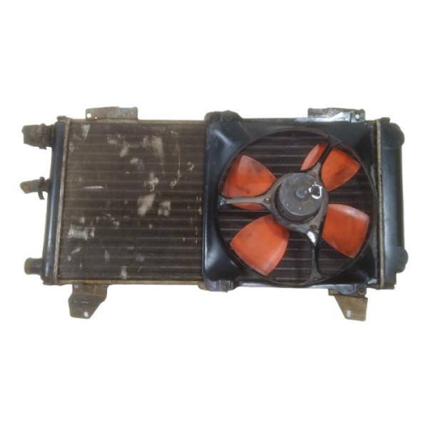 Radiador Água Manual C/ventoinha Ford Escort 1.6 1989 A 1996