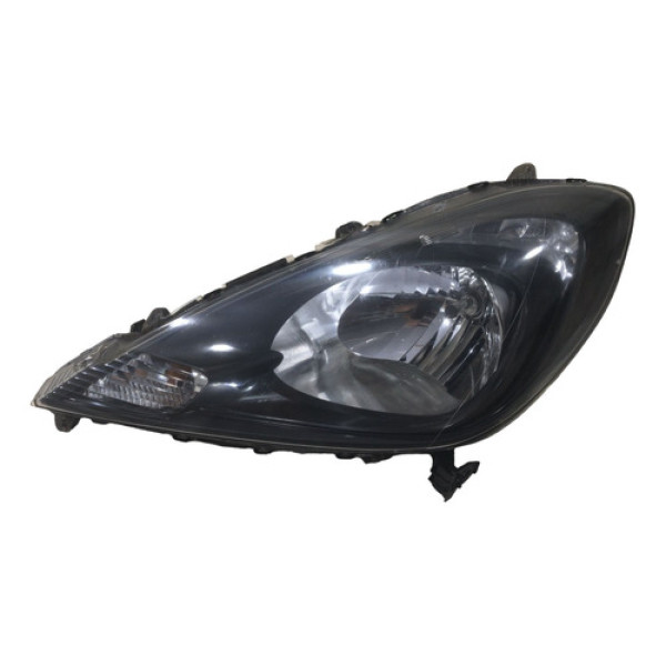 Farol Esquerdo Máscara Negra Honda New Fit 2013 2014 P9730