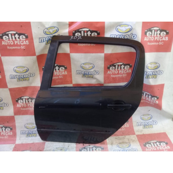 Porta Traseira Esquerdo Peugeot 307 Hatch  2004 A 2011