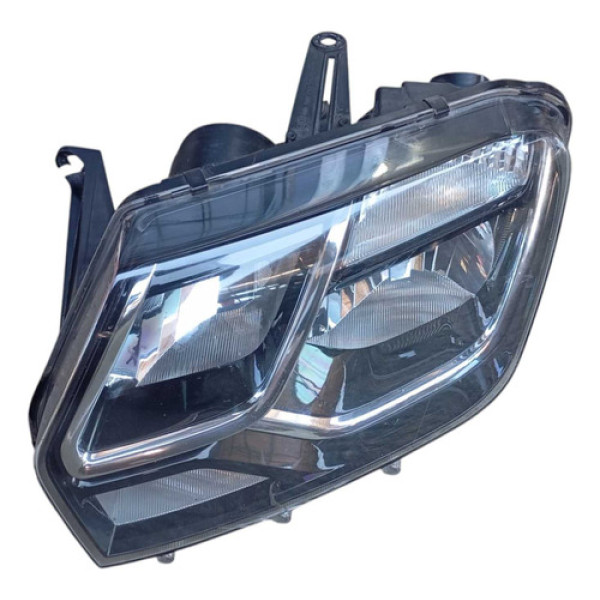 Farol Esquerdo Máscara Negra Renault Duster 2017 2018 A 2021