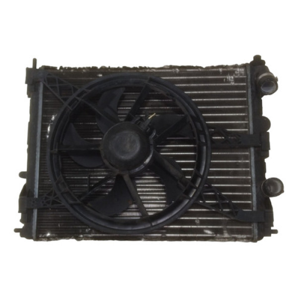 Radiador Água Manual C/ventoinha Sandero Logan 1.0 2007-2013