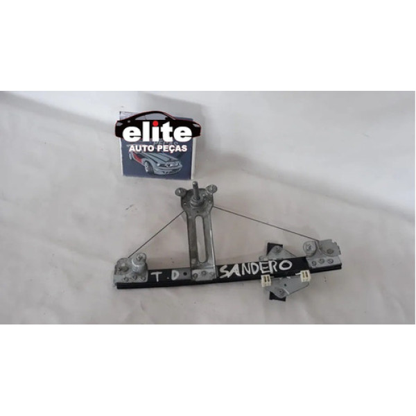 Máquina De Vidro Manual Traseira Direito Sandero 2007 A 2014