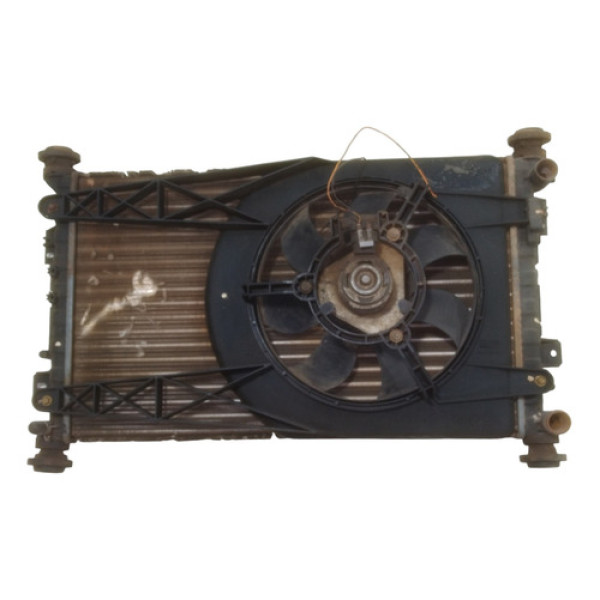 Radiador Água Manual C/ventoinha Ford Fiesta 1.0 2003 A 2012