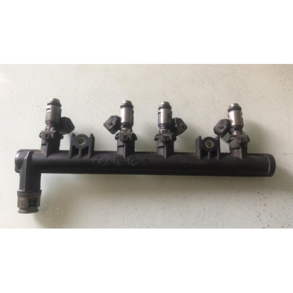 Flauta Com Bico Injetor Punto 1.0 8v 2015 2016 2017 2018  Cu