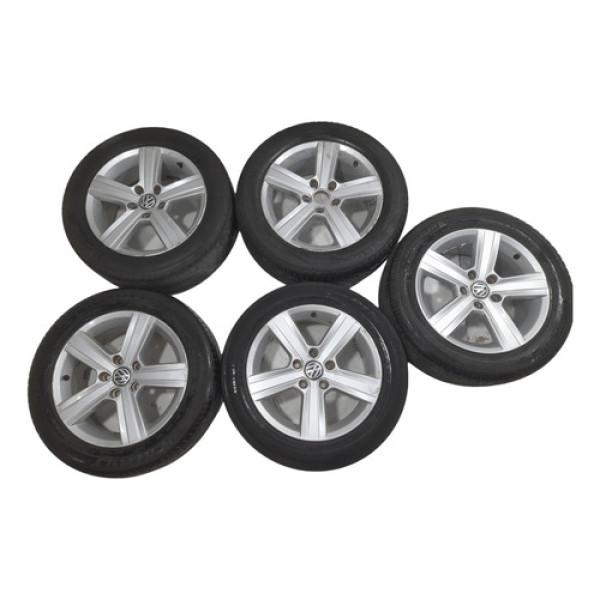 Jogo Roda Com Pneus Golf Tsi 205/55 Aro 16 5x112 