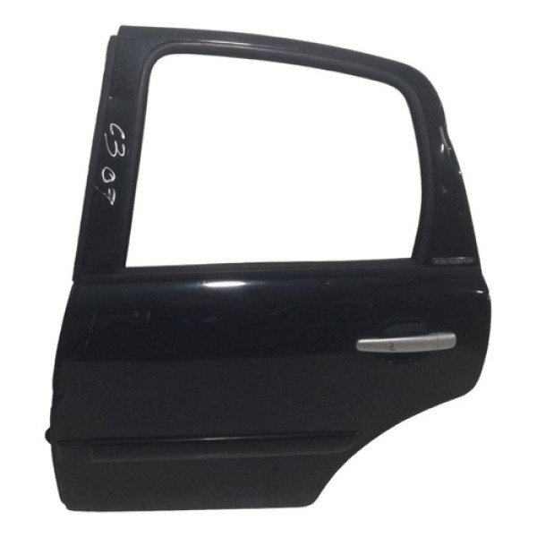 Porta Traseira Esquerda C3 2003 2004 2005 A 2012 Detalhe