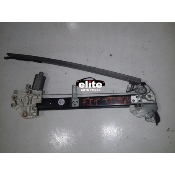 Máquina De Vidro Traseiro Direito New Fit 2009 2010 A 2014
