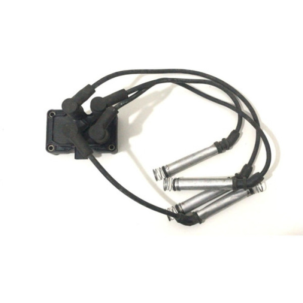 Bobina De Ignição Com Cabos Ford Fiesta Ka 1.6 8v Flex