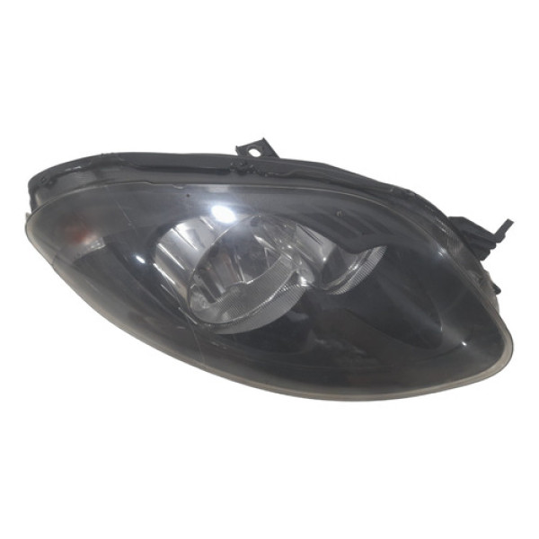 Farol Máscara Negra Lado Direito Fiat Palio 2013 2014 A 2017