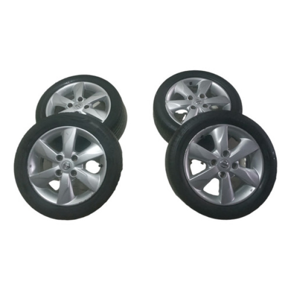 Jogo De Rodas Com Pneus Nissan Tiida 195/55 R16 2008 A 2013