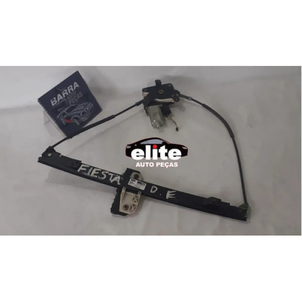 Máquina Vidro C/motor D/e Ford Fiesta 2006 07 08 09 10 2012