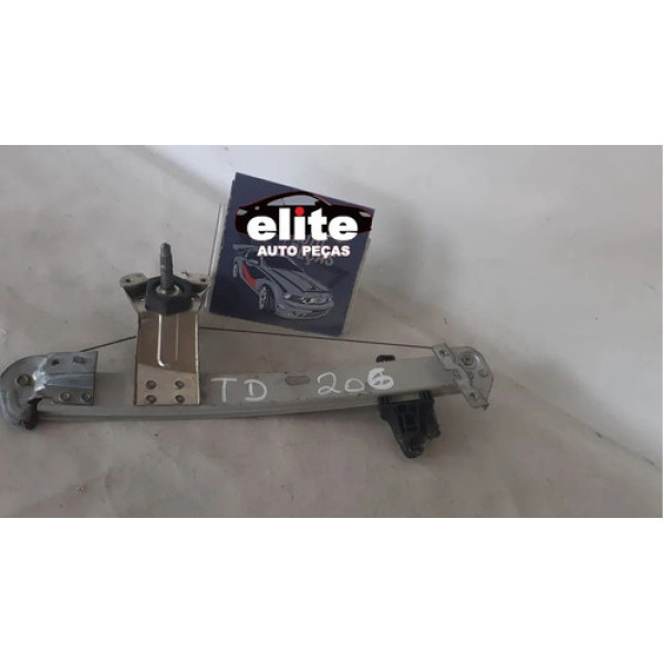 Máquina Vidro Manual T/d Peugeot 206 2012 13 14 15 16 2017