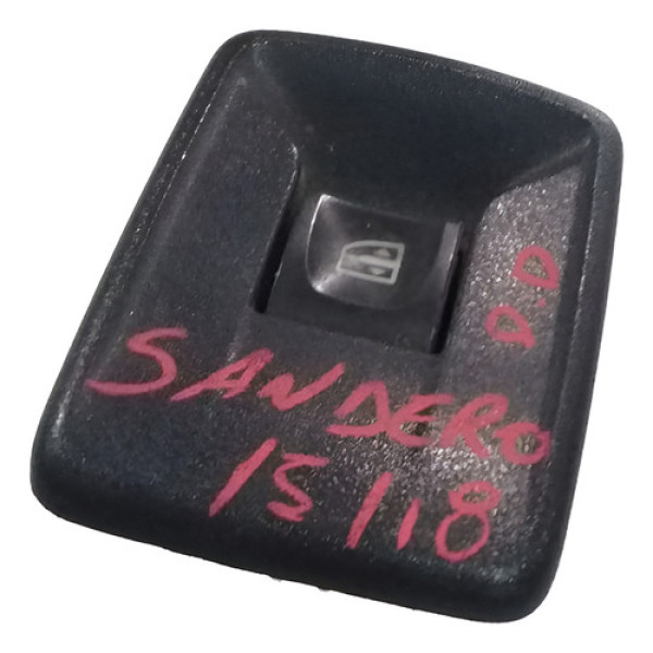 Botao Comando Vidro Dianteiro Dir Logan Sandero 15/16/17/18