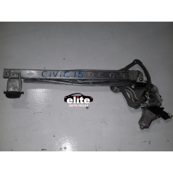 Máquina De Vidro Eletrica Civic City 12 A 16 Dianteiro Esque