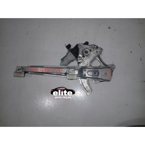 Máquina Vidro Eletrônico Livina March 2011 2012 A 17