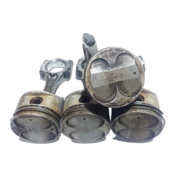 Jogo Pistão E Biela Lifan 320 530 1.3 16v Gasolina 2010 2015