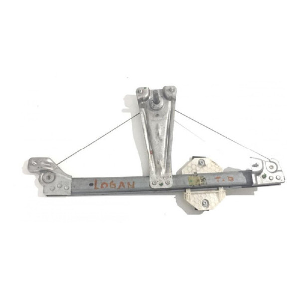 Máquina Vidro Manual Tras Direita Renault Logan 2014 A 2018