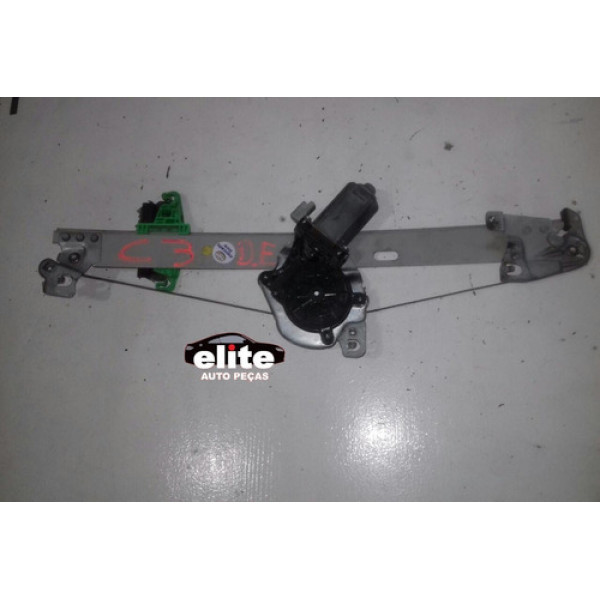 Máquina De Vidro  Elétrico Original C3 2008 2009 Dian Esq