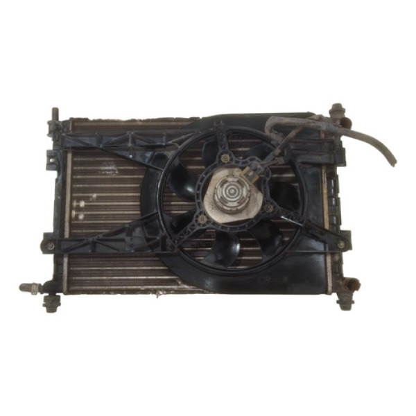 Radiador Água Manual C/ventoinha Ford Fiesta 1.6 2003 A 2012