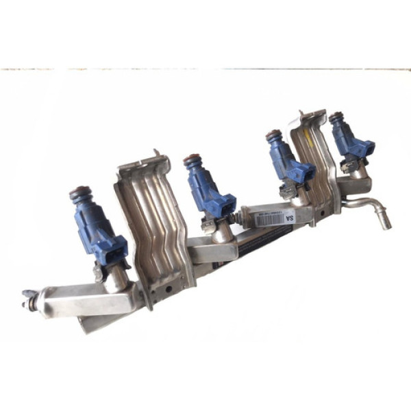 Flauta C Bico Injetor Peugeot 308 1.6 16v Flex 2012 Ate 2016