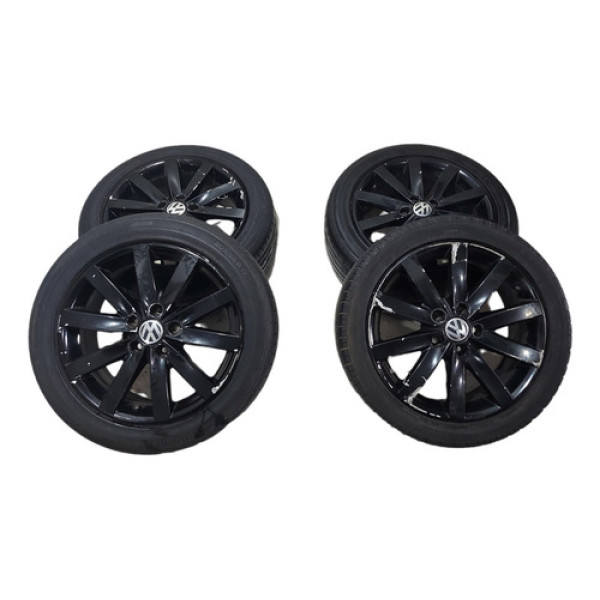 Jogo De Rodas Com Pneus Vw Jetta 225/45 R17 2011 A 2014