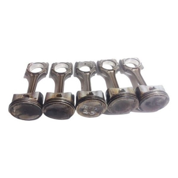 Jogo Pistão E Biela Vw Jetta 2.5 20v Gasolina 2005 A 2014