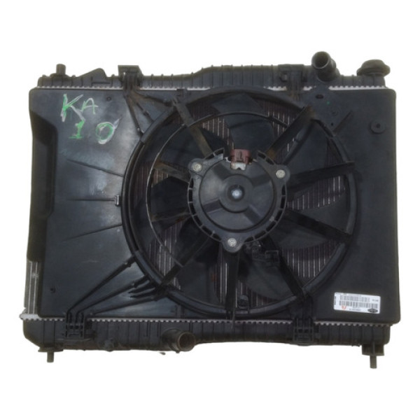 Radiador Água Manual C/ Ventoinha Ford Ka 1.0 3cc 2015-2018