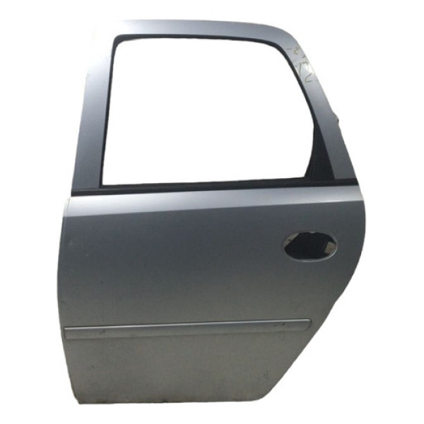 Porta Traseira Esquerda Chevrolet Meriva 2002 A 2012 Prata