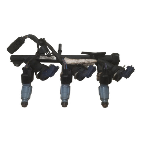 Flauta Combustível Com Bico Injetor Ford Ka 1.0 2014 A 2020