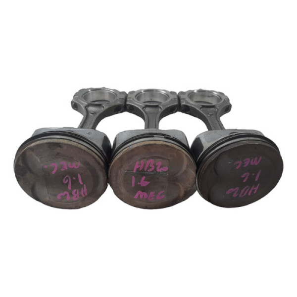 Jogo Pistão C/biela Hyundai Hb20 1.6 16v 2014 2015 A 2018 @