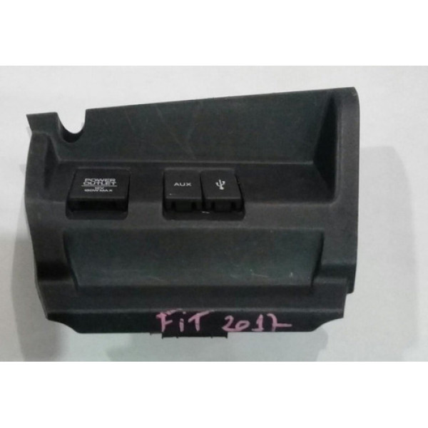 Moldura Entrada Auxiliar/usb New Fit 2015 16 17 18 2019