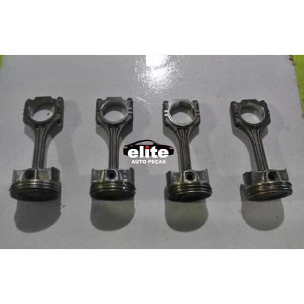 Kit Pistão Biela Volkswagen Gol G5 8 A 12 Fox Voyage 1.6 8v 