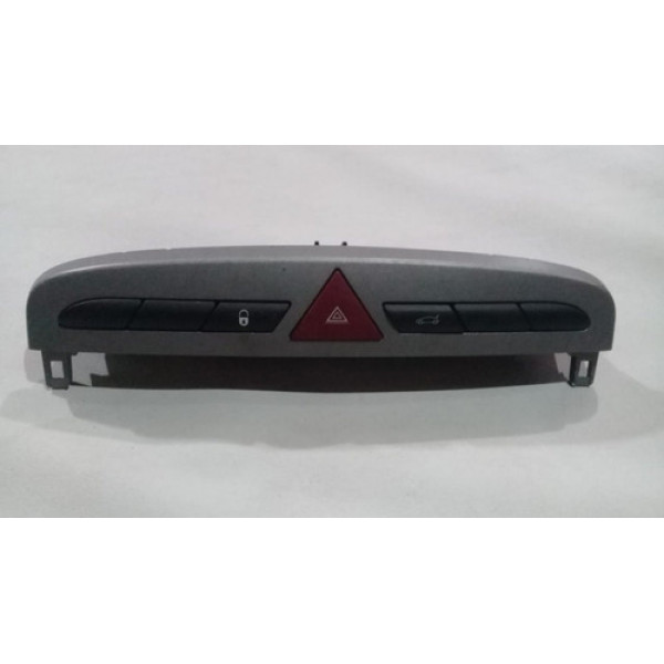 Comando Botão Pisca Alerta Travas Peugeot 308/408 - 2014