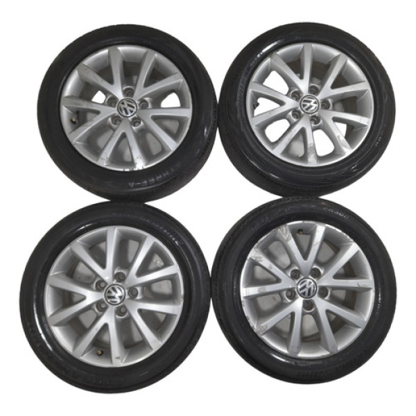 Jogo Roda Com Pneu Jetta Confortline 205/55 Aro 16 5x112 