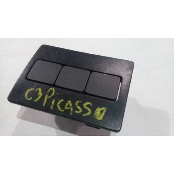 Botão Interruptor Trava Vidros Alarme Citroën/c3 Exclusiv