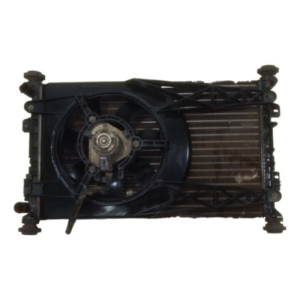 Radiador Água Manual C/ventoinha Ford Ka Fiesta 2000 A 2012