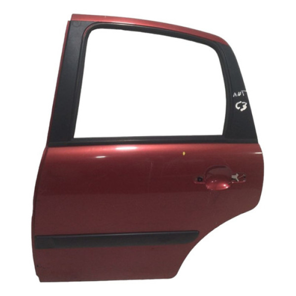 Porta Traseira Esquerda C3 2003 2004 2005 A 2012